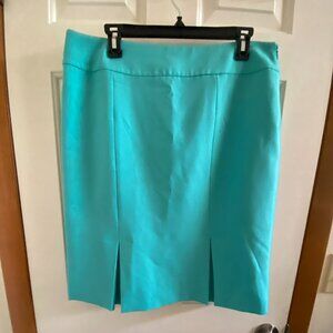 Black Label by Evan Picone Teal Skirt